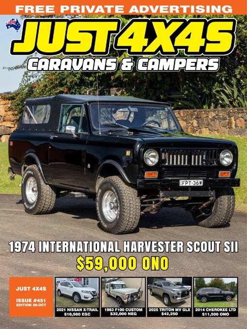 Cover image for Just 4x4s, Caravans & Campers
